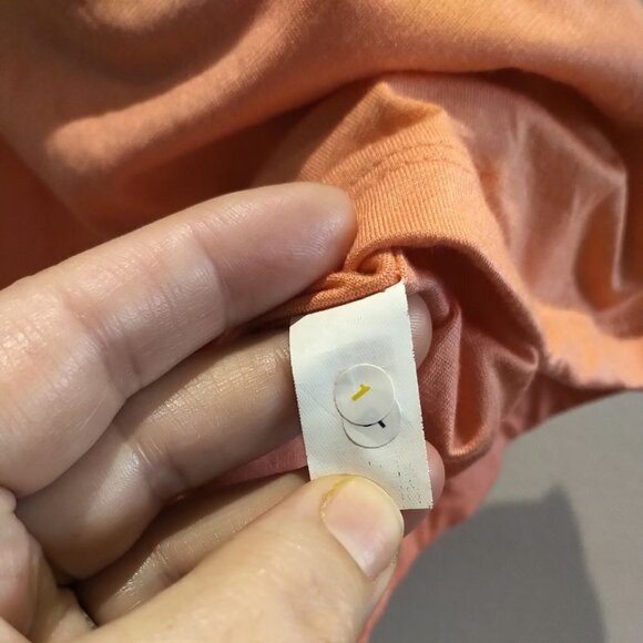 Sexy Y2K Banana Republic Sleeveless Top Gathered Plunging V-Neck Cami in Coral - Picture 9 of 16